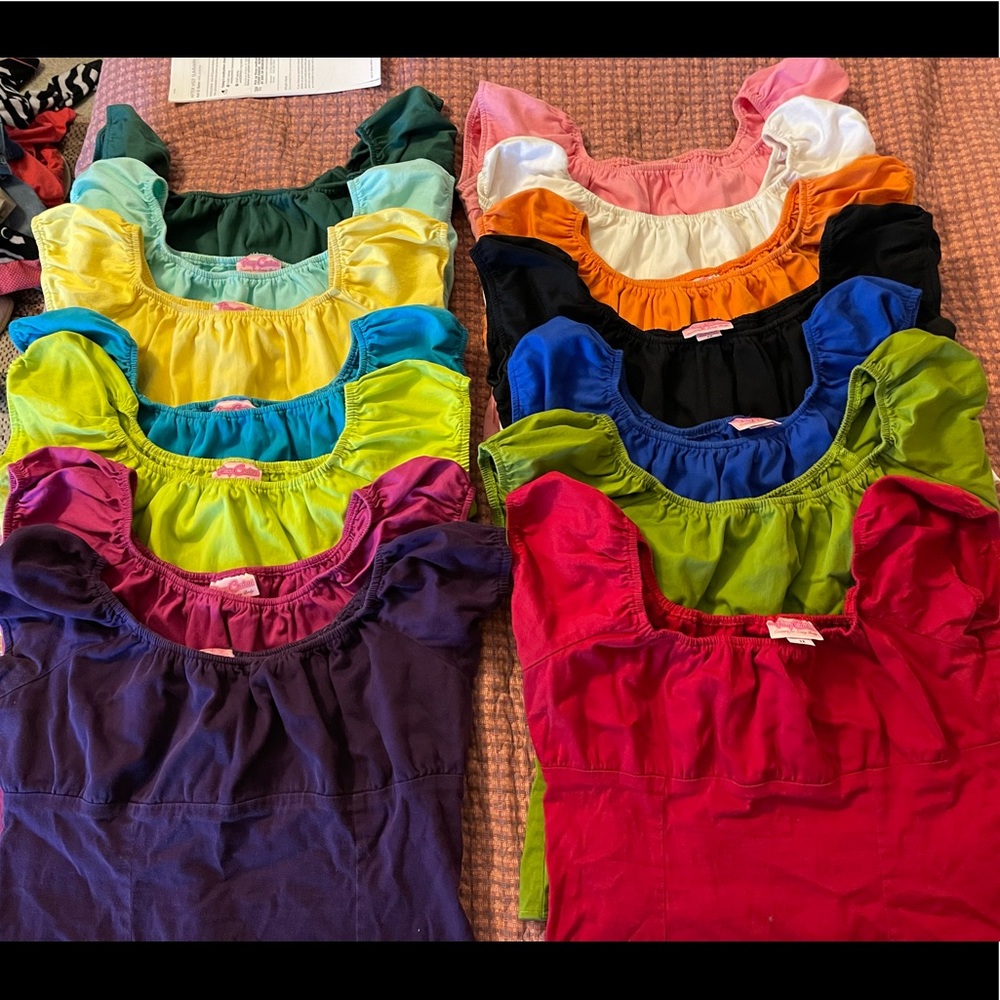 Pinup Girl Clothing (PUG) Peasant Tops